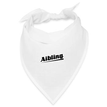 Aibling - Textdesign mit Stadtnamen - Bandana Dreieckstuch - Weiß - Vorne