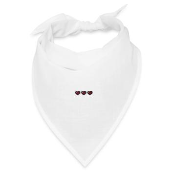 Drei Leben - Bandana Dreieckstuch - Weiß - Vorne
