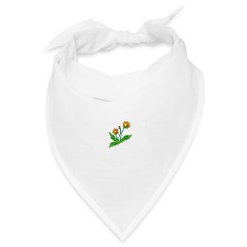 Dandelion - Bandana Dreieckstuch - Weiß - Vorne