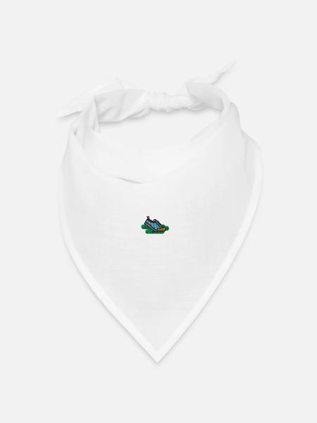 Sportschuh - Bandana Dreieckstuch - Weiß