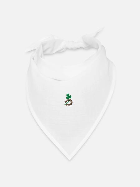Luck - Bandana Dreieckstuch - Weiß