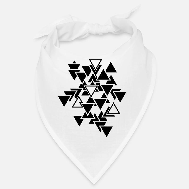 Dreiecke grafisches Muster Bandana