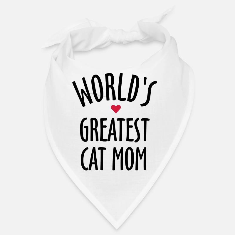 World's Greatest Cat Mom Bandana