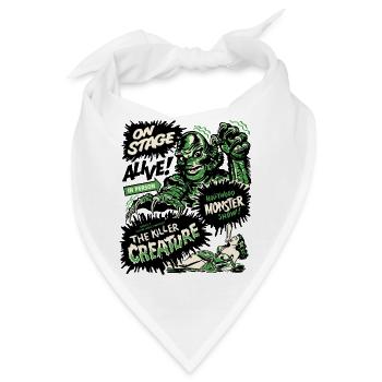 The Killer Creature Hollywood Show - Bandana - Weiß - Vorne