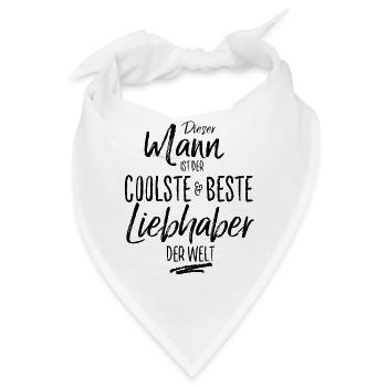 liebhaber der Beste (s) - Bandana - Weiß - Vorne