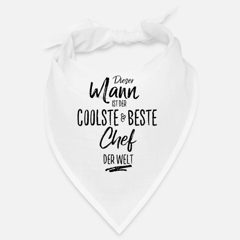 chef der Beste (s) - Bandana - Weiß