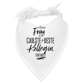 kollegin-schwarz - Bandana - Weiß - Vorne