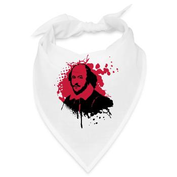 shakespeare-splat2 - Bandana - Weiß - Vorne