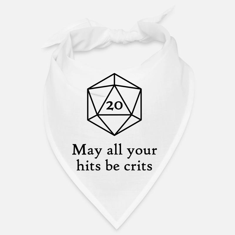May all your hits be crits Bandana