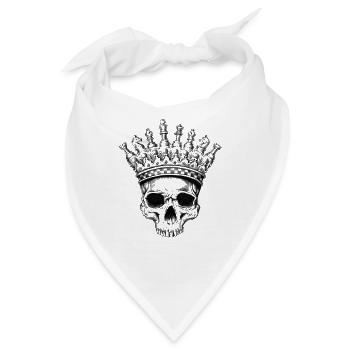Heavy lies the Crown - Bandana - Weiß - Vorne