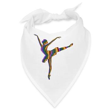 ballerina ballett dance dancer tanz taenzer yoga33 - Bandana - Weiß - Vorne