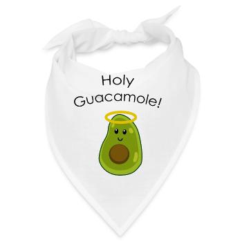 Holy Guacamole! / Geschenk Idee - Bandana - Weiß - Vorne