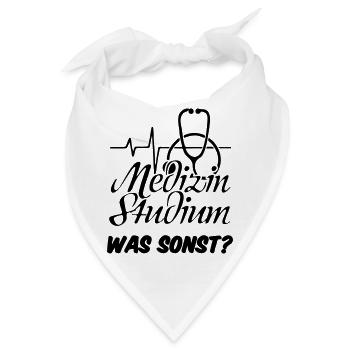 Medizinstudium Medizin Studium Geschenk - Bandana - Weiß - Vorne