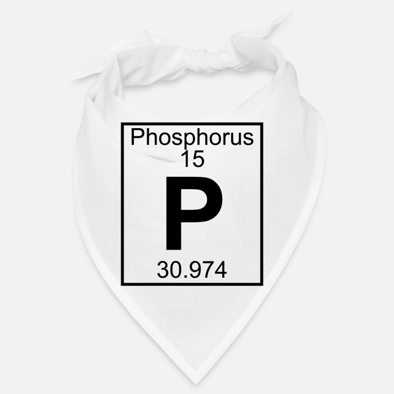 Periodic table element 15 - P (phosphorus) - BIG Bandana
