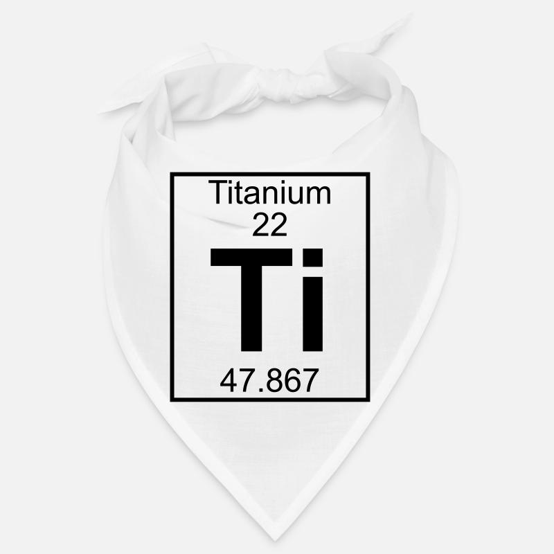 Titanium (Ti) (element 22) Bandana