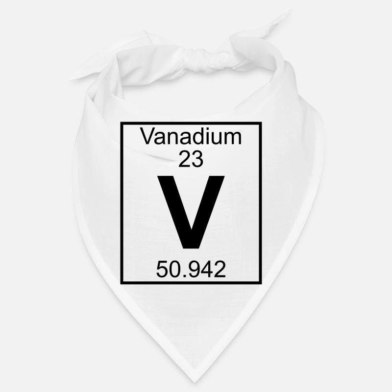 Periodic table element 23 - V (vanadium) - BIG Bandana