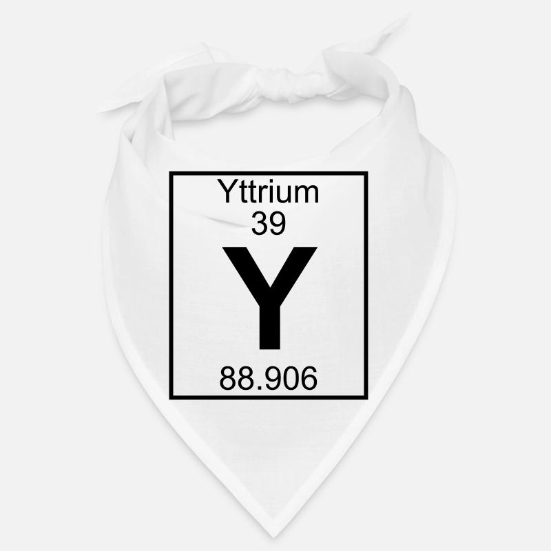 Periodic table element 39 - Y (yttrium) - BIG Bandana