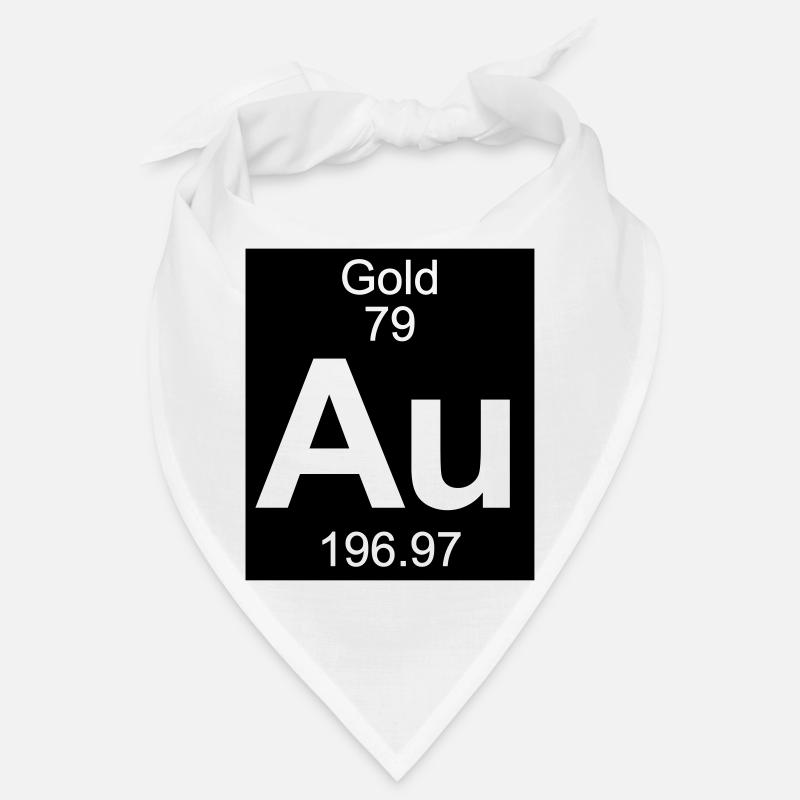 Element 79 - au (gold) - Inverse (Full) Bandana