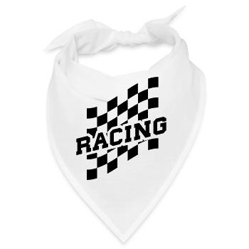 Racing - Bandana - Weiß - Vorne