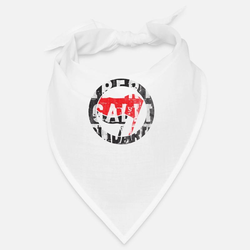 antifa liberté égalité fraternité - Bandana - blanc