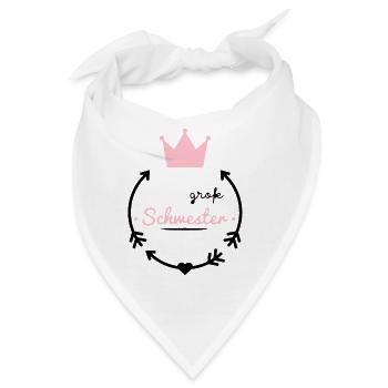 Große Schwester - Bandana - Weiß - Vorne