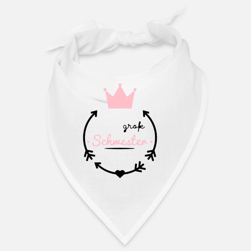 Große Schwester - Bandana - Weiß