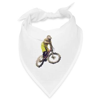 downhiller - Bandana - Weiß - Vorne
