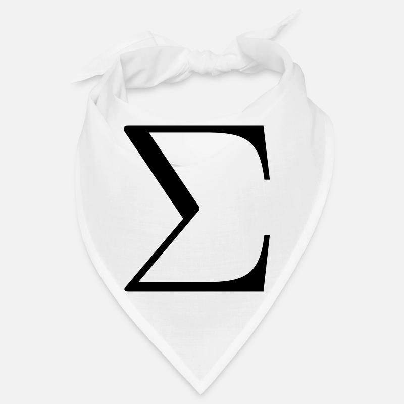 LETTRE MAJUSCULE GRECQUE SIGMA Bandana