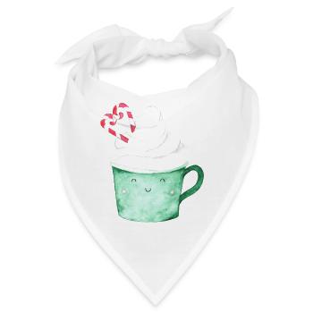 Kakao Tasse Becher - Bandana - Weiß - Vorne
