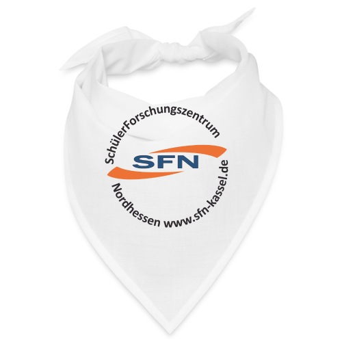 SFN Logo mit rundem Text in schwarz - Bandana