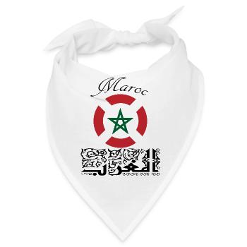 Marokko - Bandana - Weiß - Vorne