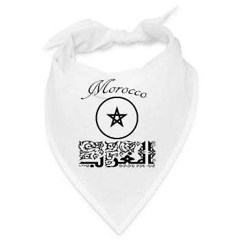Marokko - Bandana - Weiß - Vorne