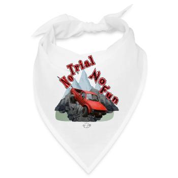 Hilux No Trial Kein Spaß - Bandana - Weiß - Vorne