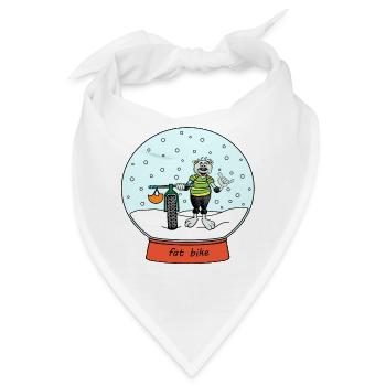 Schneeball - Bandana - Weiß - Vorne