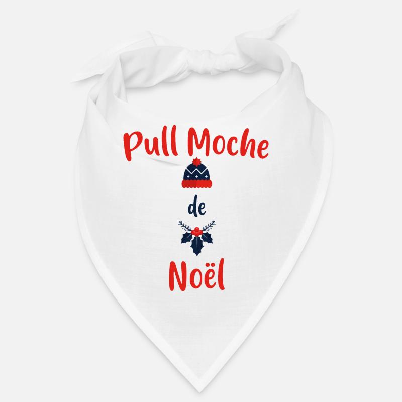 Pull moche de noël, tenue de Noël Bandana