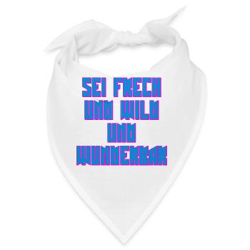 frech - Bandana - Weiß - Vorne