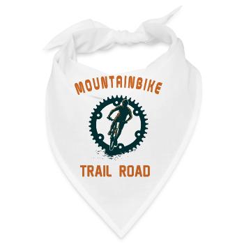 MTB, Mountainbike, Mountainbike, Mountainbiken - Bandana - Weiß - Vorne