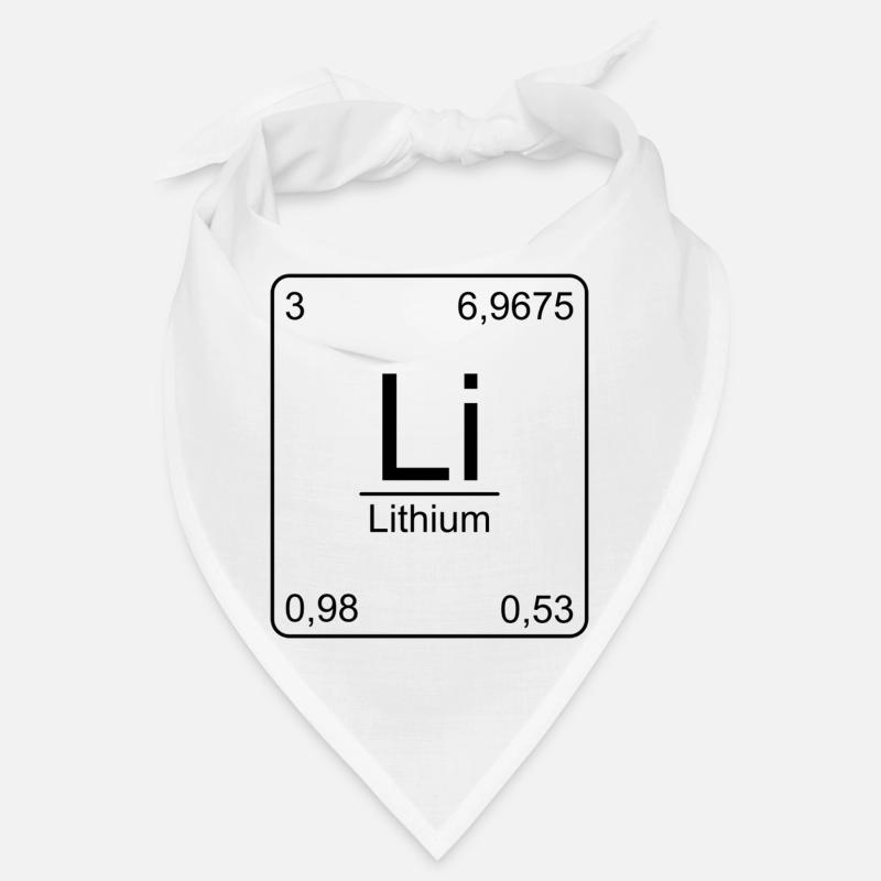 Lithium, Periodensystem, Chemie, Physik, Element Bandana