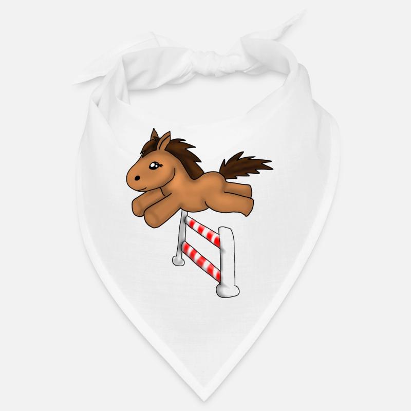 Springreiten - Bandana - Weiß
