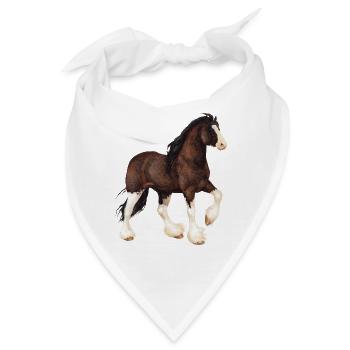 Shire Horse - Bandana - Weiß - Vorne