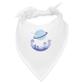 Planet - Bandana - Weiß - Vorne