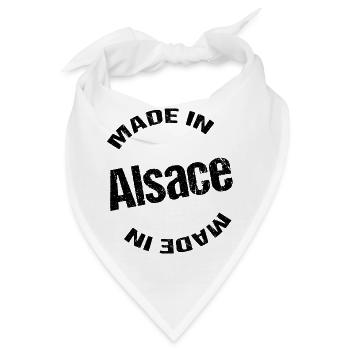 made in alsace - Bandana - Weiß - Vorne