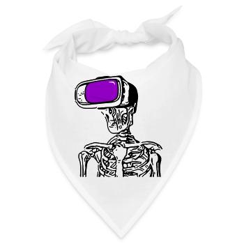 VR Bis der Tot Uns Scheidet (2c, VR-Brille) - Bandana - Weiß - Vorne