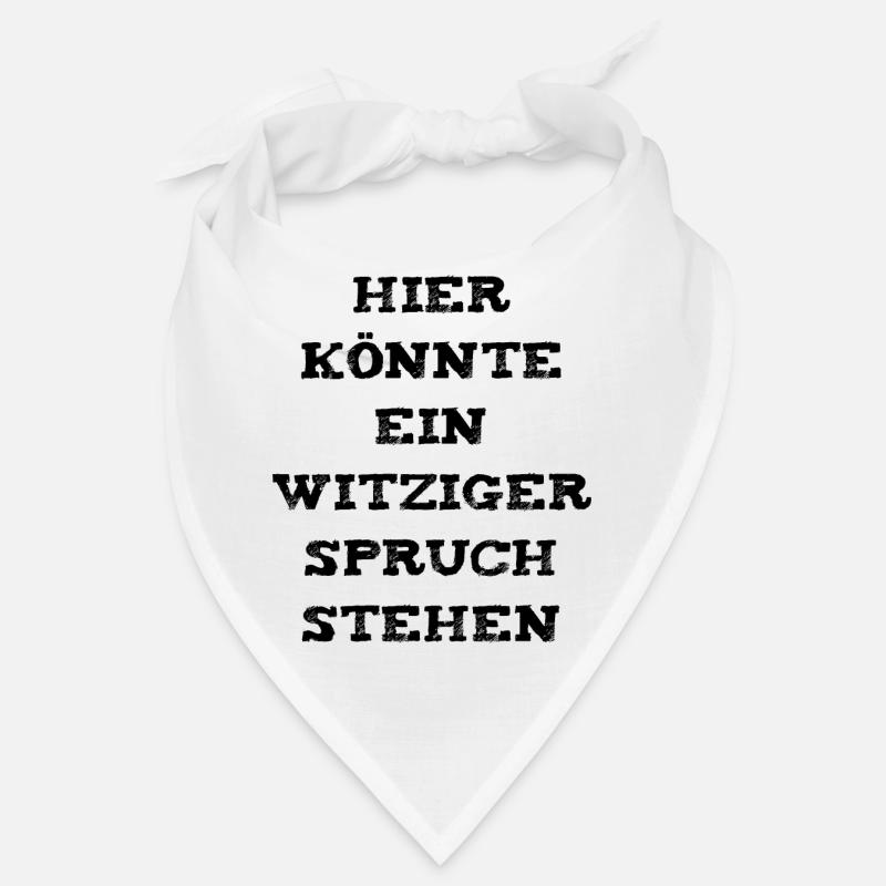 Witziger Spruch Bandana