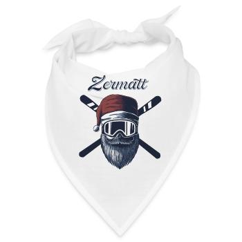 Zermatt Ski Sknowboard - Bandana - Weiß - Vorne