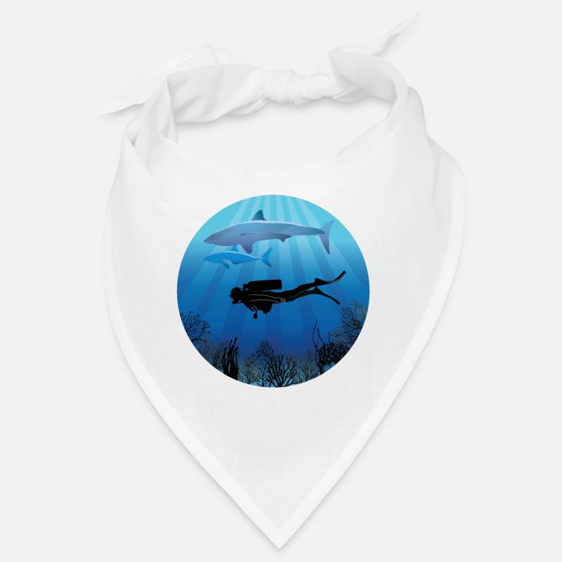 Plongeur plongeur plongeur de plongée de requin Bandana