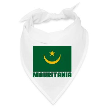 Mauretanien - Bandana - Weiß - Vorne
