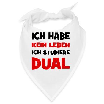Duales Studium - Bandana - Weiß - Vorne