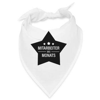 Mitarbeiter des Monats - Bandana - Weiß - Vorne
