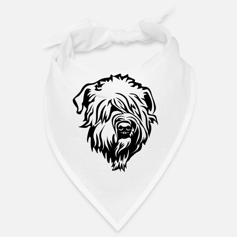 Wheaten Terrier Kopf Bandana